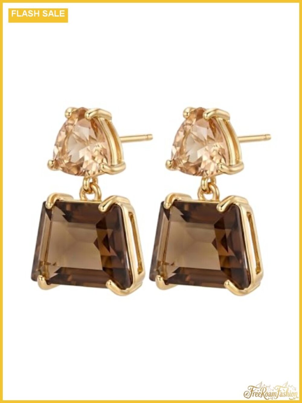 Vintage Art Deco Style Dangle Drop Earrings Lightweight Alloy Women Evening